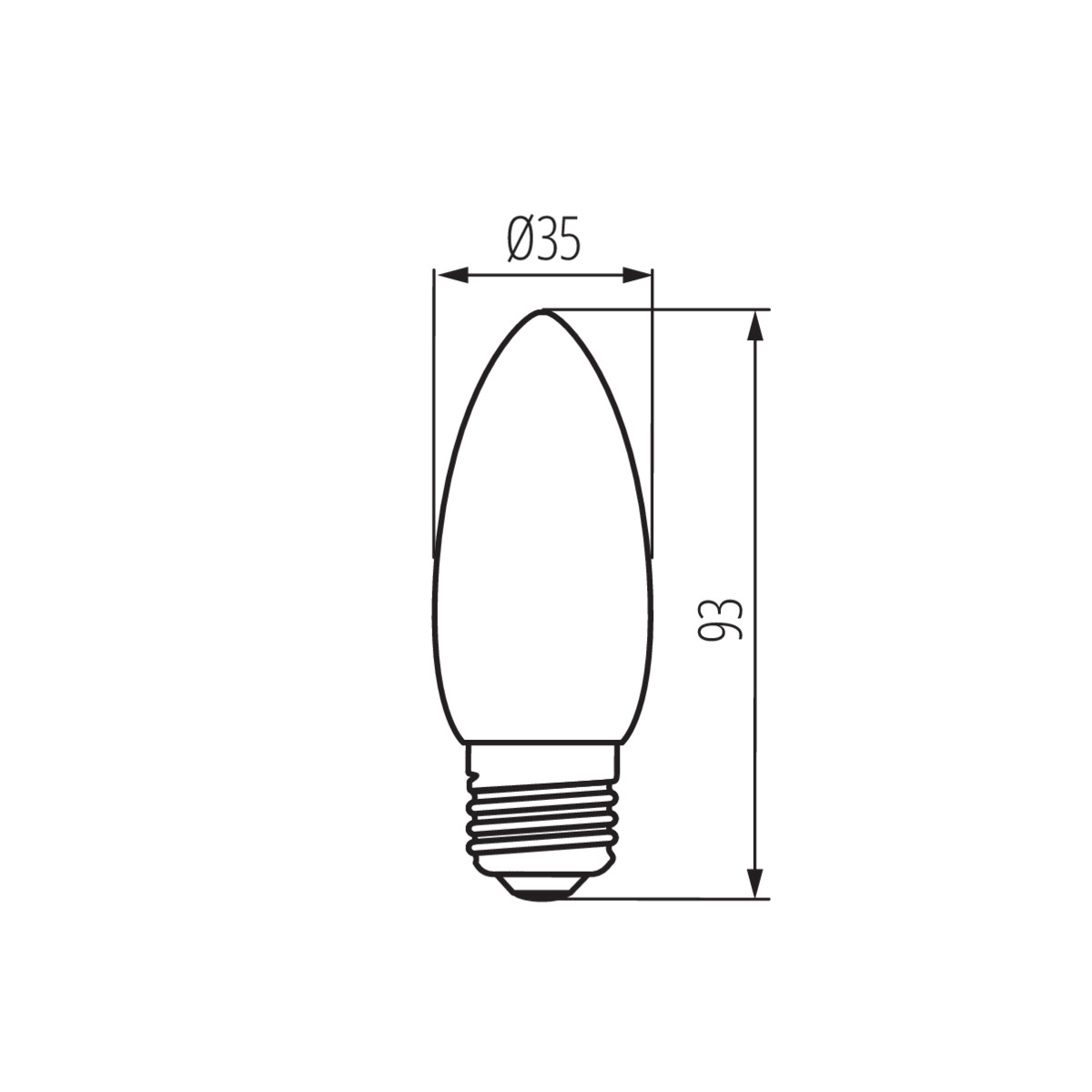 XLED C35E27 6W NW M Svetelný zdroj LED Kanlux s r o