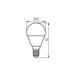 IQ-LED G45E14 3,4W-CW